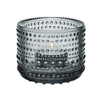 Iittala Kastehelmi kynttilälyhty, harmaa