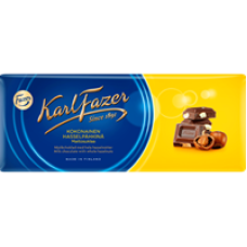 Karl Fazer Kokonaisia hasselpähkinöitä ja maitosuklaata 200g