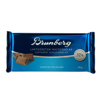 Brunberg Laktoositon maitosuklaa 150 g Brunberg Laktoositon maitosuklaa 150 g